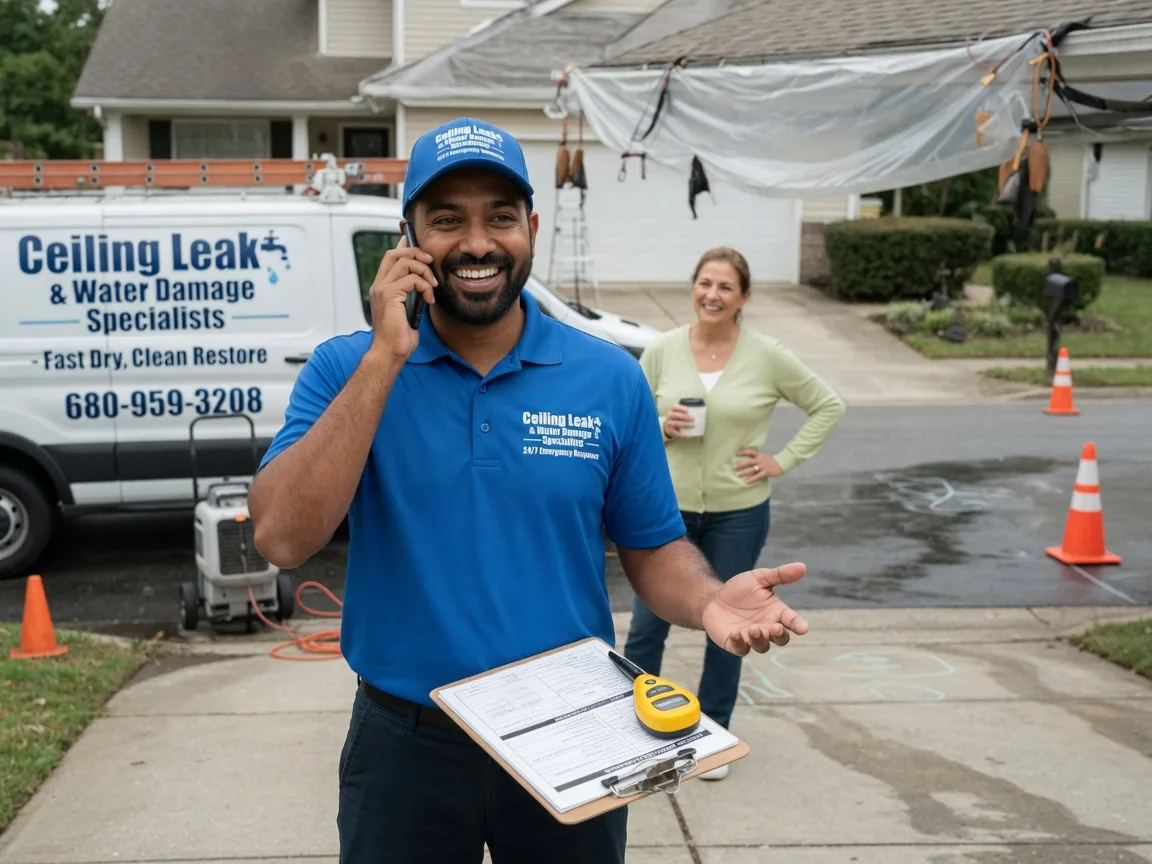 Ceiling Leak Cleanup Lake Junaluska, NC FAQs